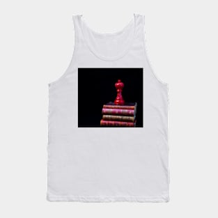 Red King On Old Books Tank Top